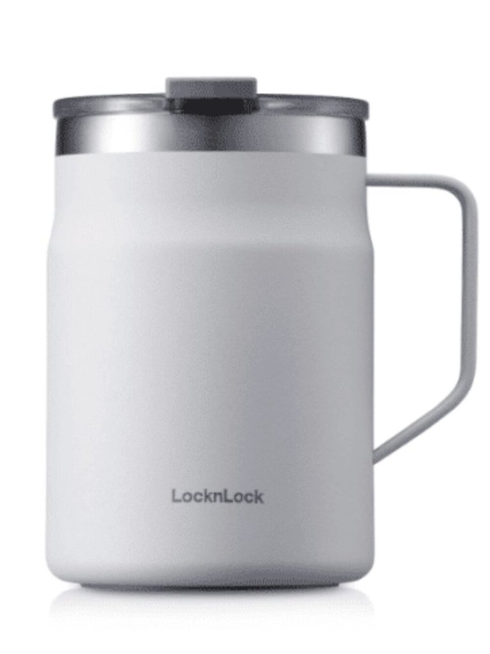 LocknLock Metro Mug Stainless Steel 16oz Off White - Set of TWO
